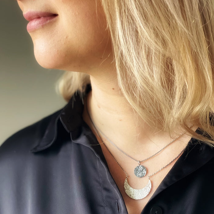 CRESCENT MOON ECLIPSE NECKLACE