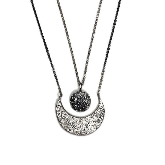 CRESCENT MOON ECLIPSE NECKLACE