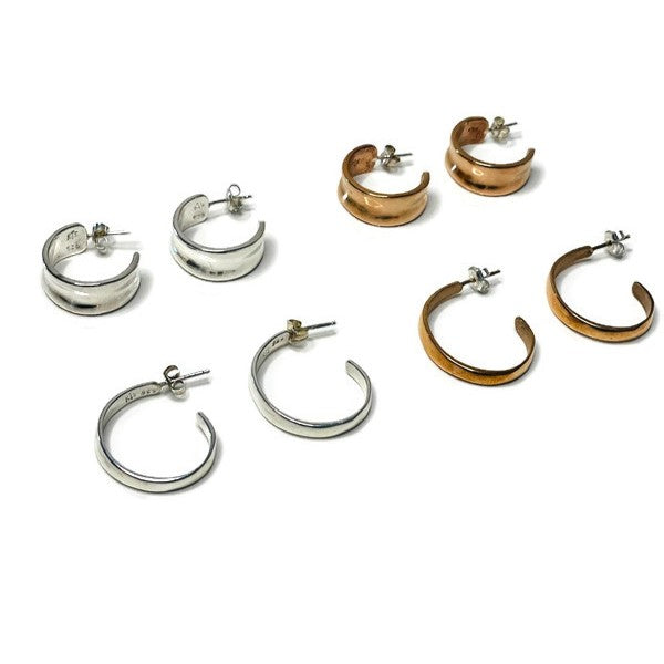 RIVER EARRINGS BRONZE