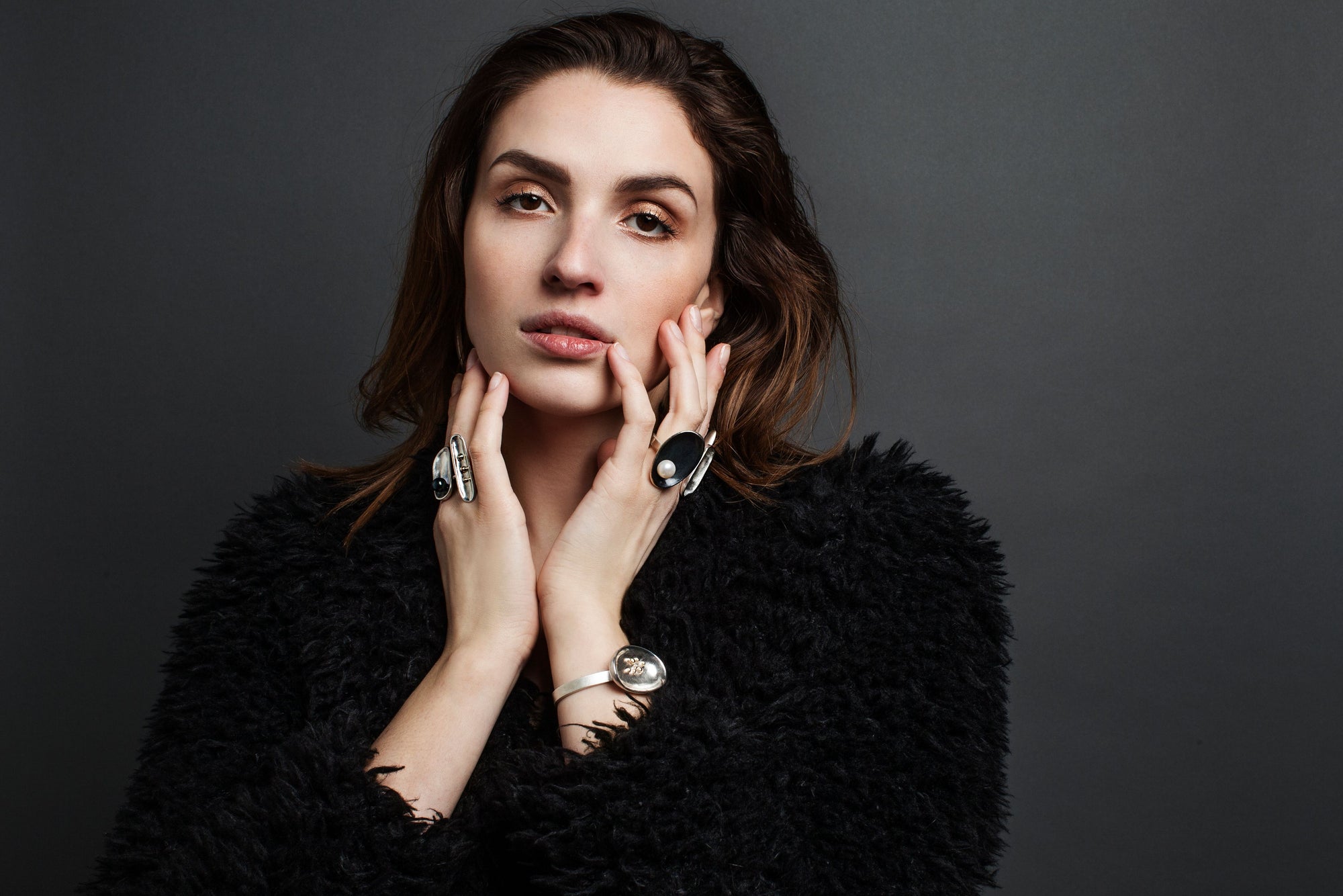 RIPPLE COLLECTION FROM KATE SLATER JEWELRY. BOLD RINGS