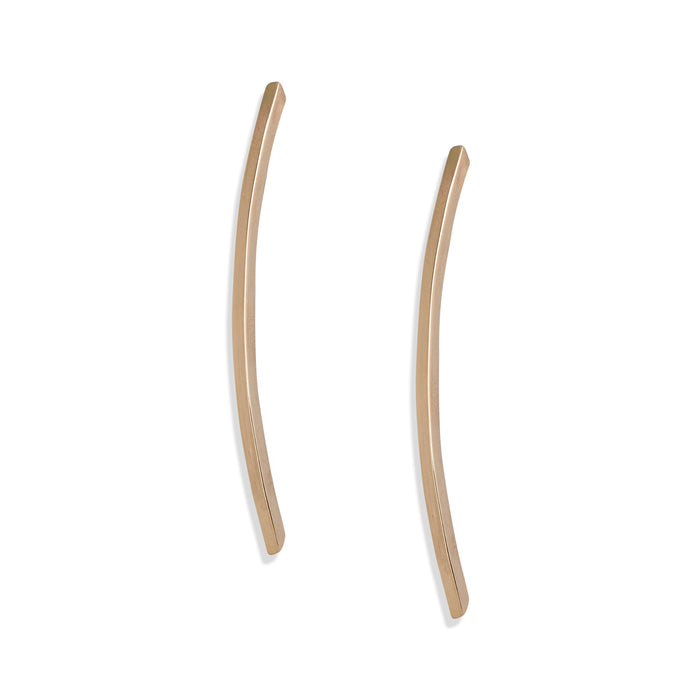 HALF HOOPS 14K YELLOW GOLD