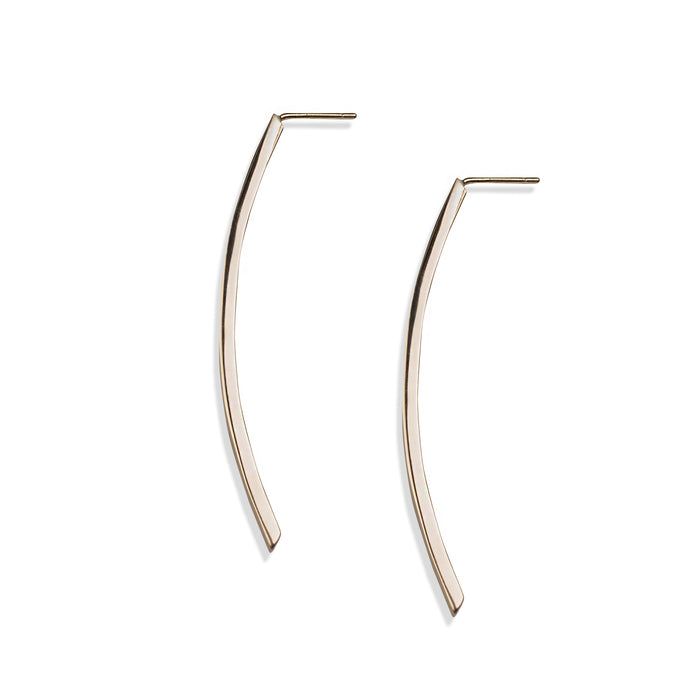 HALF HOOPS 14K YELLOW GOLD