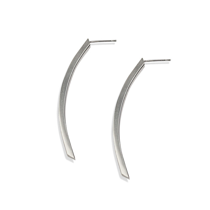 HALF HOOPS STERLING SILVER
