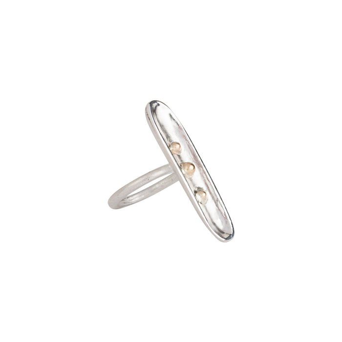 DRIFT RING WITH 18K YELLOW BEADS