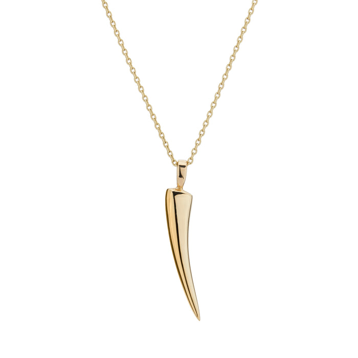 FANG NECKLACE 14K YELLOW GOLD