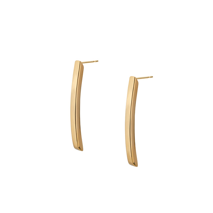 HALF HOOPS 14K YELLOW GOLD BABY