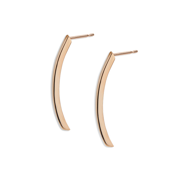 HALF HOOPS 14K ROSE GOLD MEDIUM