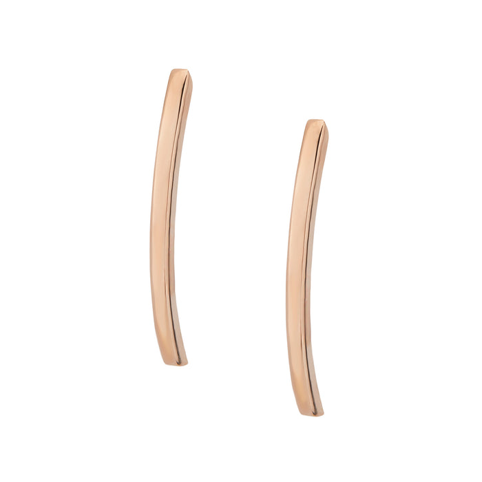 HALF HOOPS 14K ROSE GOLD MEDIUM