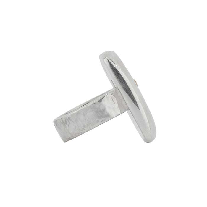 PHASES RING WITH WHITE DIAMOND
