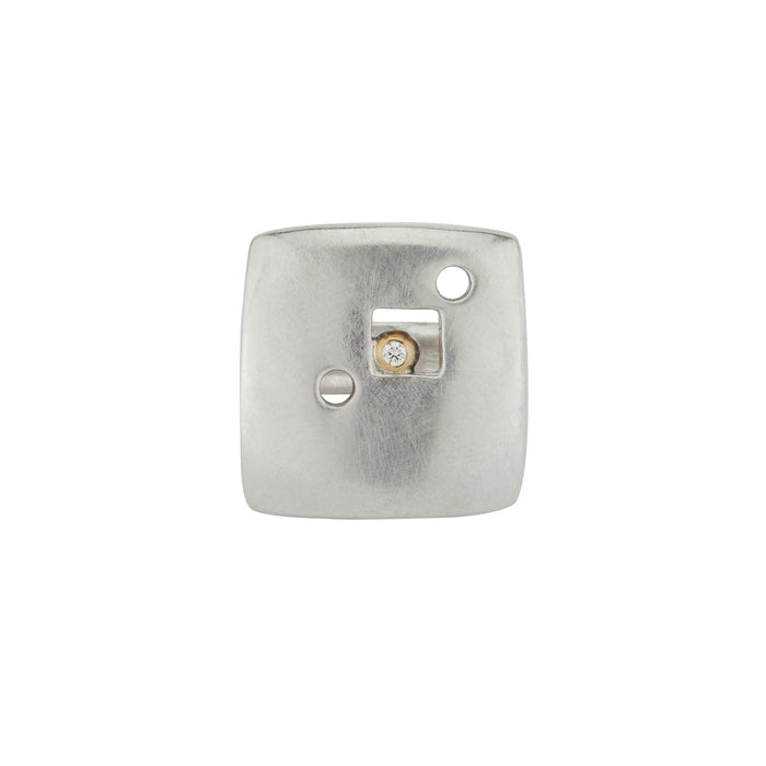 PHASES RING WITH WHITE DIAMOND