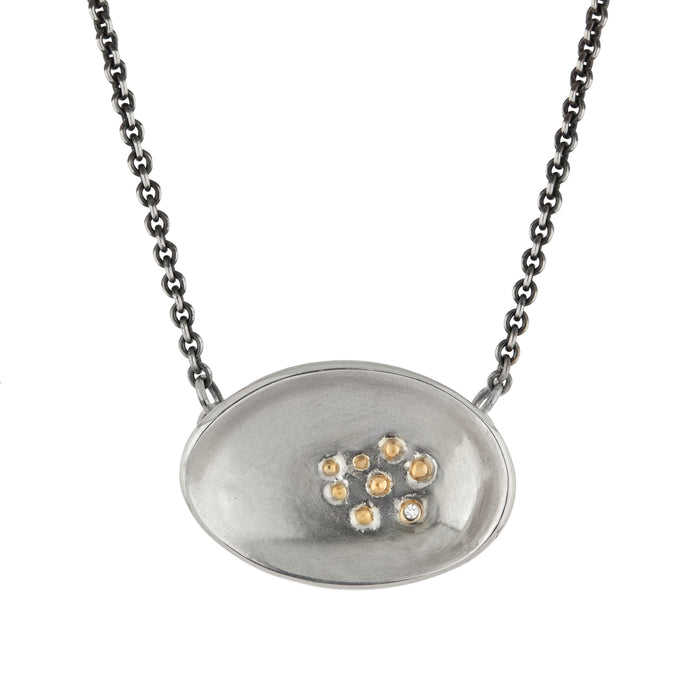 RAIN PUDDLE NECKLACE WITH DIAMOND