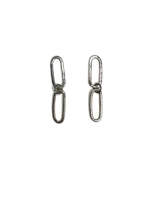 CHAIN-GES 2 LINK EARRINGS