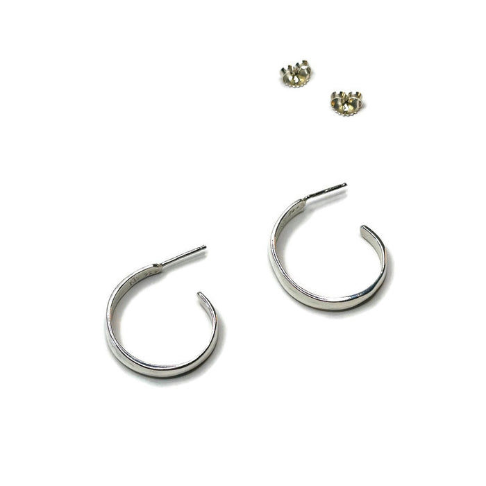 RIVER EARRINGS SILVER